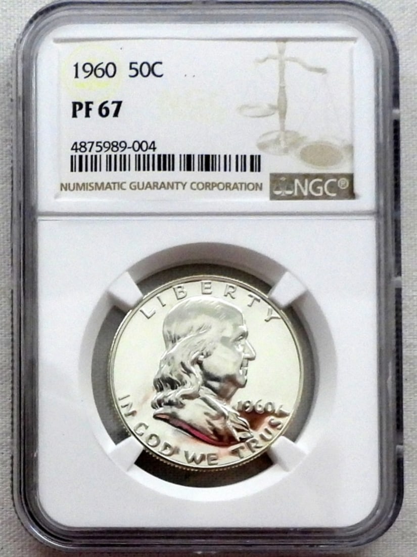1960 FRANKLIN HALF NGC PF-67: YOUR NUMBER 1 SHOP FOR ALL THINGS COLLECTIBLE