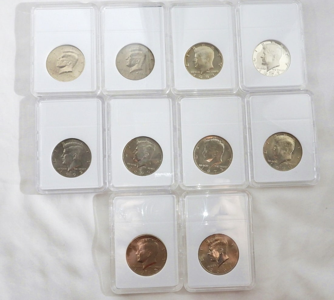 $10 FACE VALUE KENNEDY 50c (1 of 4)