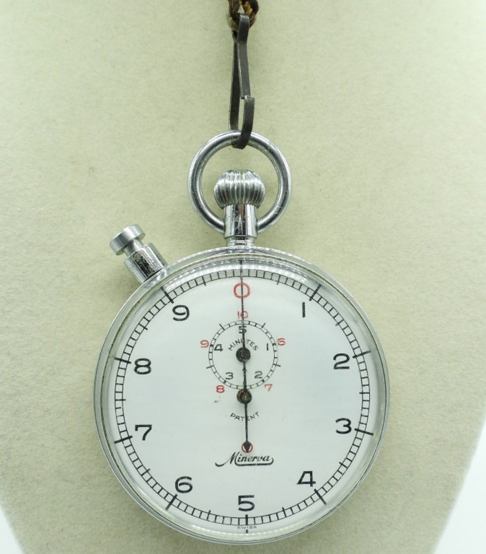 VINTAGE MINERVA SWISS STOPWATCH (1 of 3)