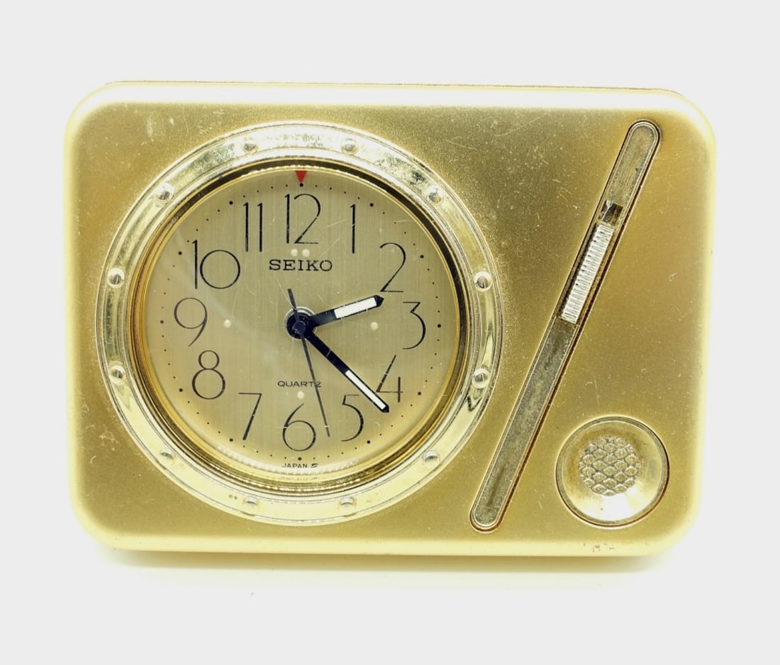 SEIKO TRAVEL ALARM CLOCK VINTAGE (1 of 3)