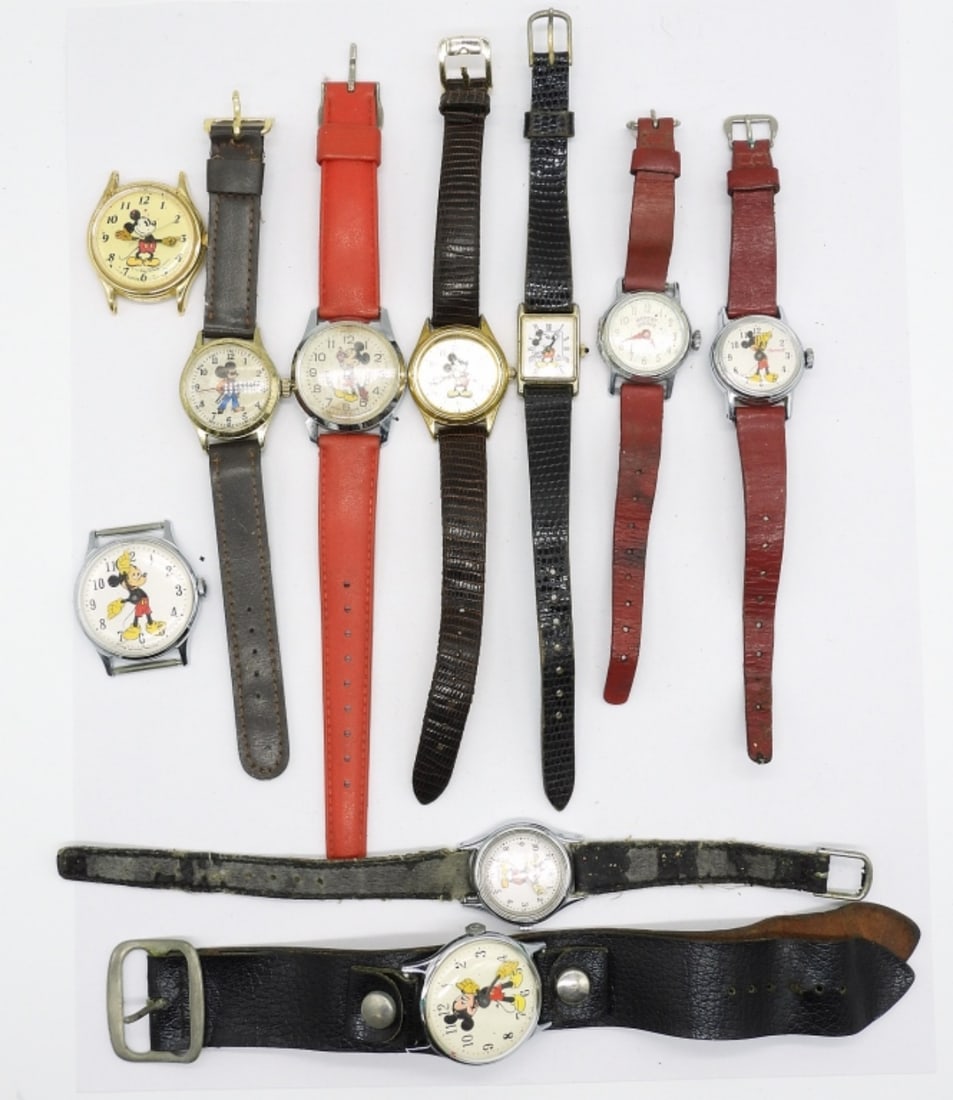 10 MICKEY & MINNIE VINTAGE WATCHES (1 of 4)