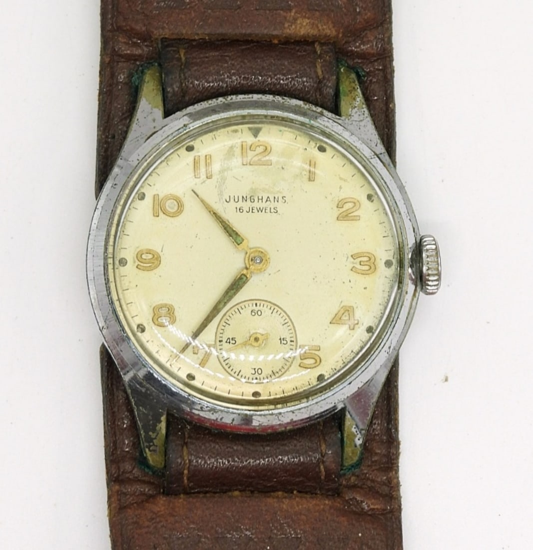 VINTAGE JUNGHANS 16 JEWELS MEN'S WATCH (1 of 2)