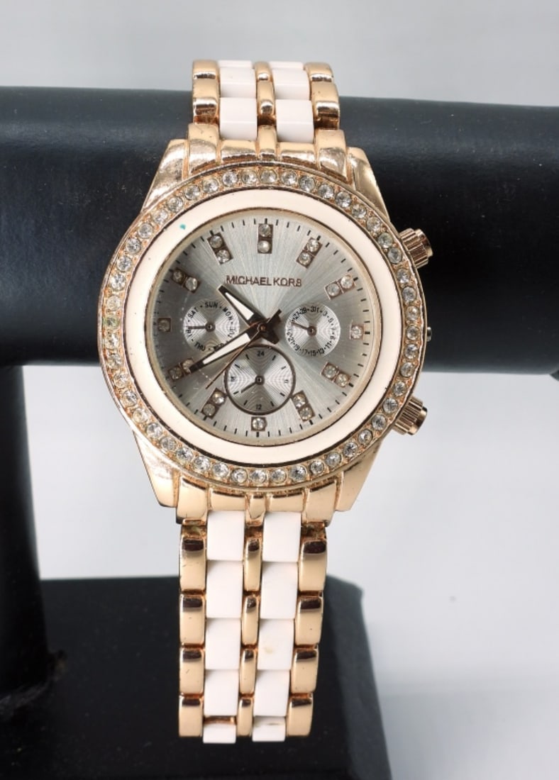 MICHAEL KORS ROSE GOLD LADIES WATCH (1 of 4)