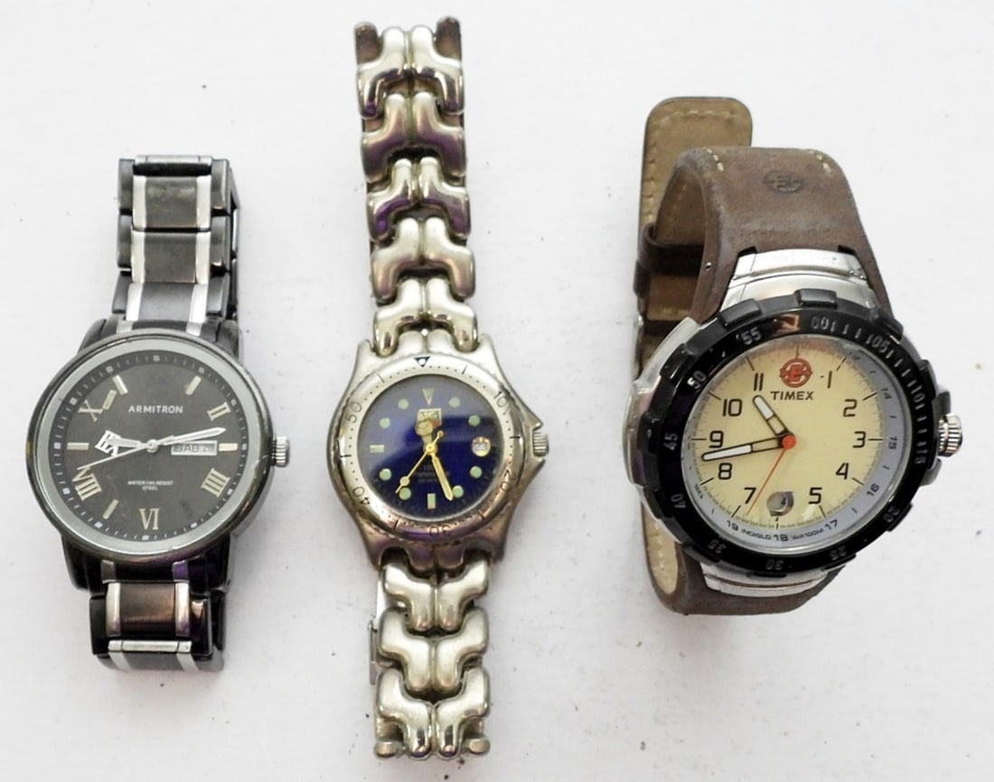 (3) WATCHES INCLUDING ARMITRON & TIMEX (1 of 3)