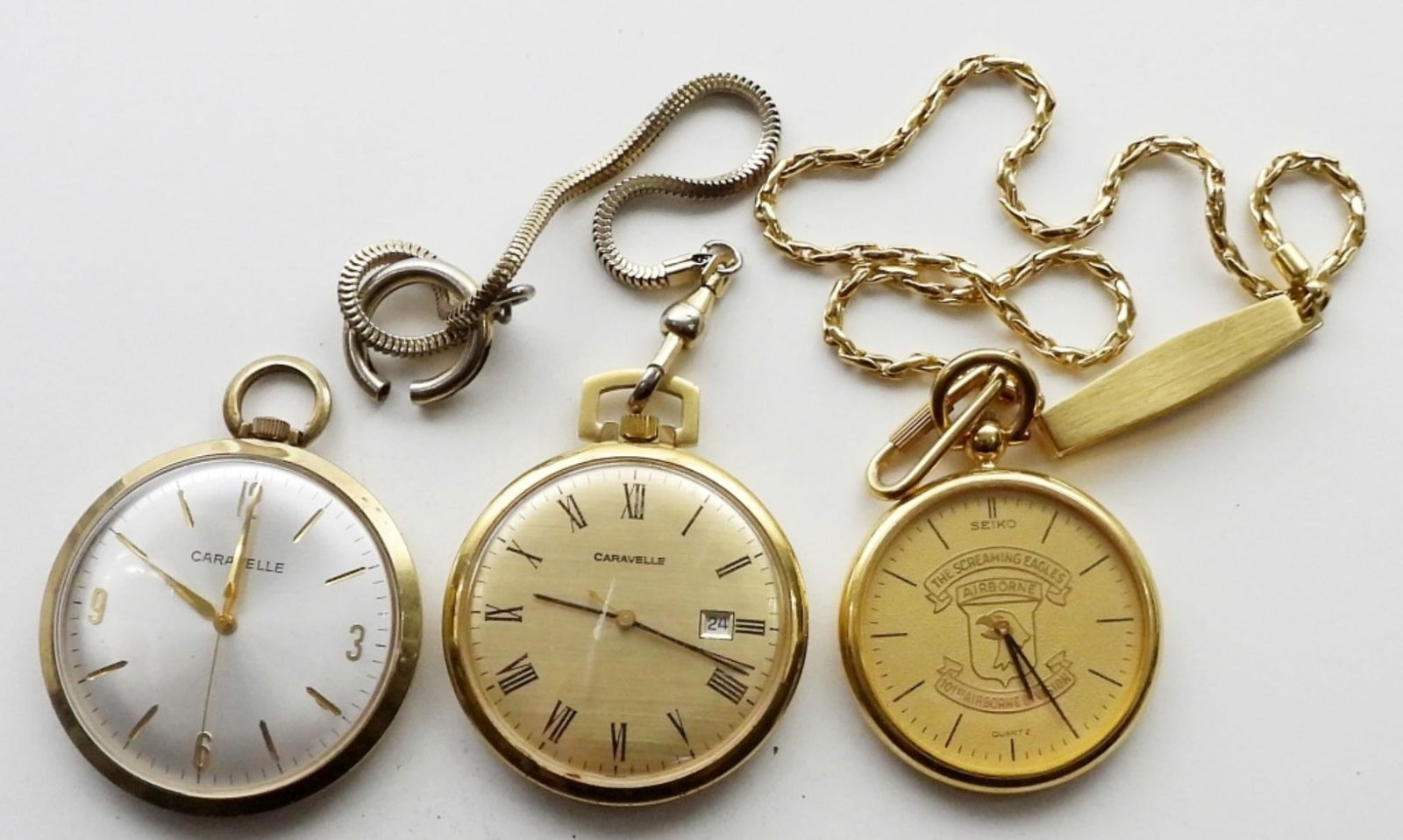 (3) ULTRA THIN POCKET WATCHES (1 of 4)