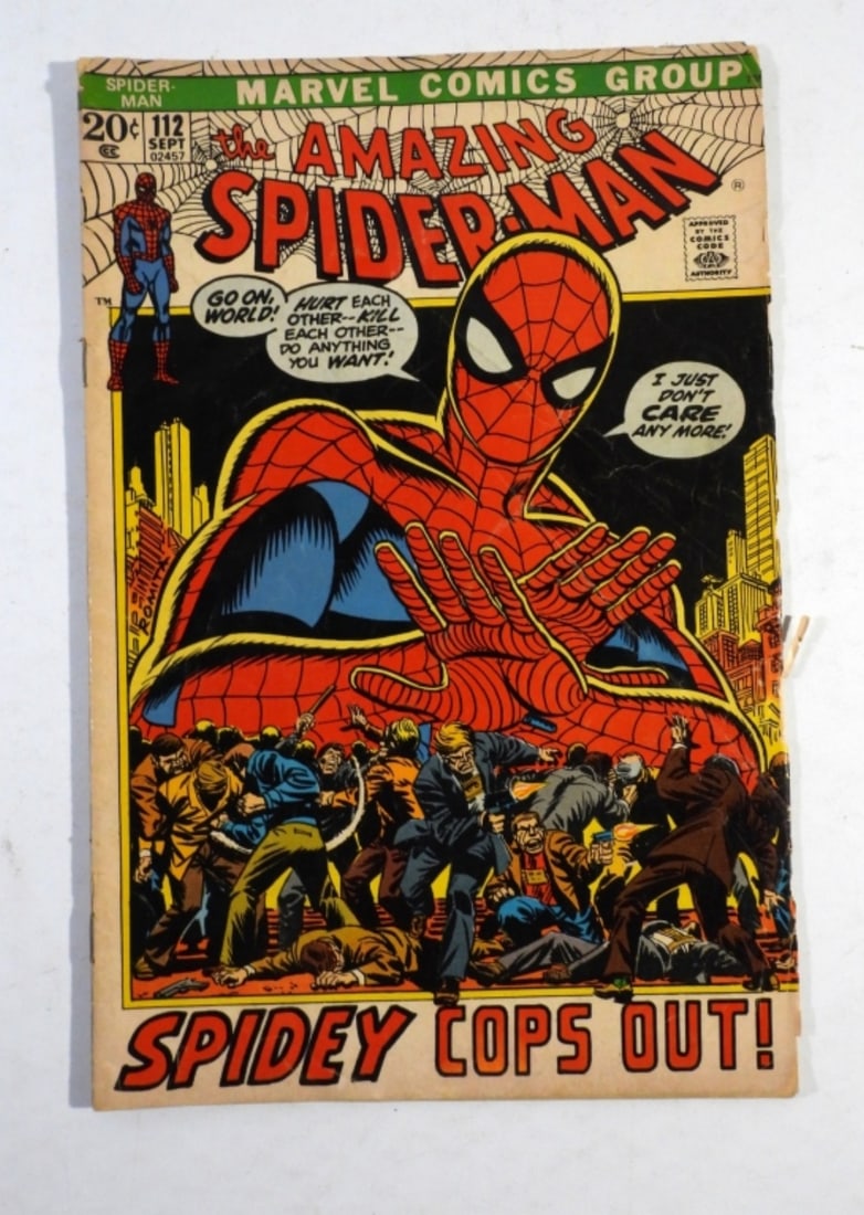 THE AMAZING SPIDER-MAN #112: PARTIAL ORIGIN OF PETER PARKER GOOD CONDITION