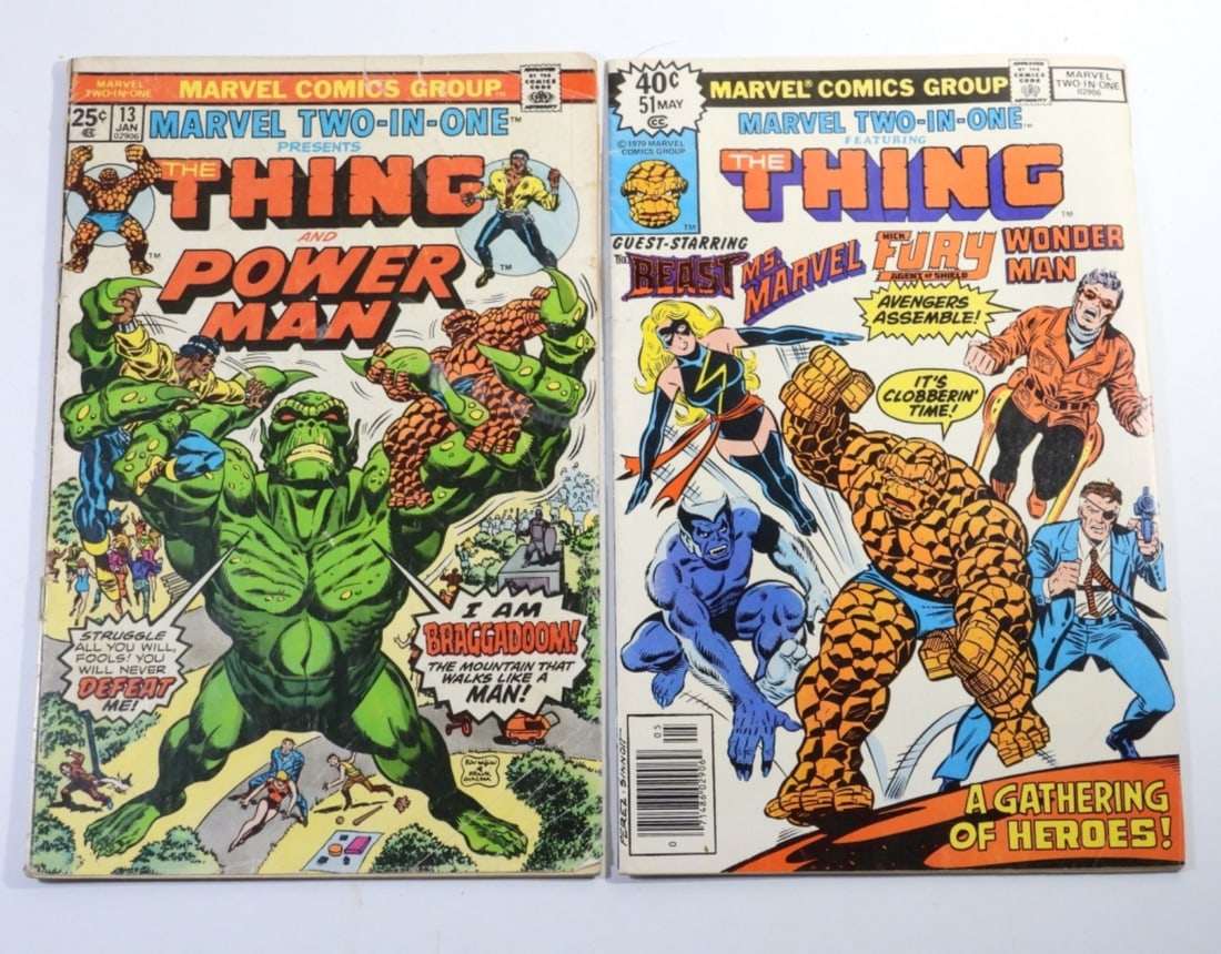 (2) MARVEL THING AND… COMICS (1 of 4)