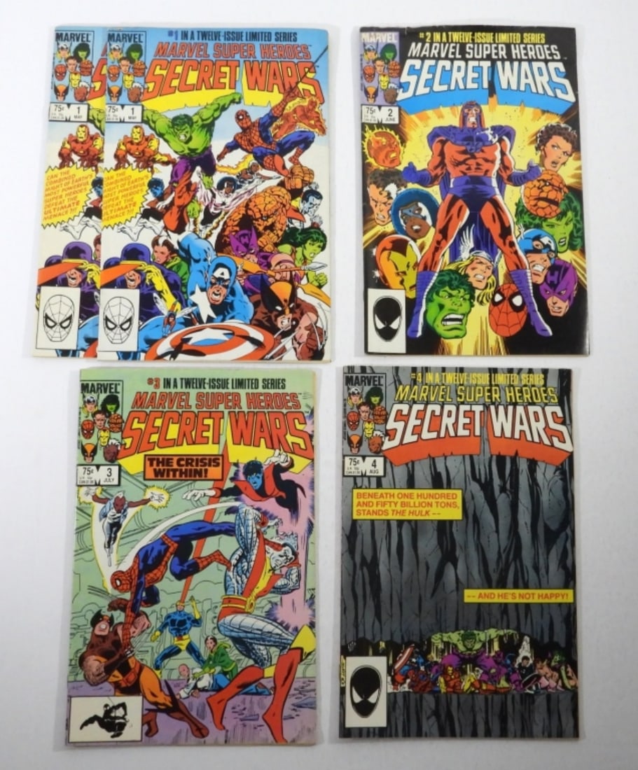 (5) 1984 MARVEL SUPER HEROES SECRET WARS 1-4 (1 of 3)
