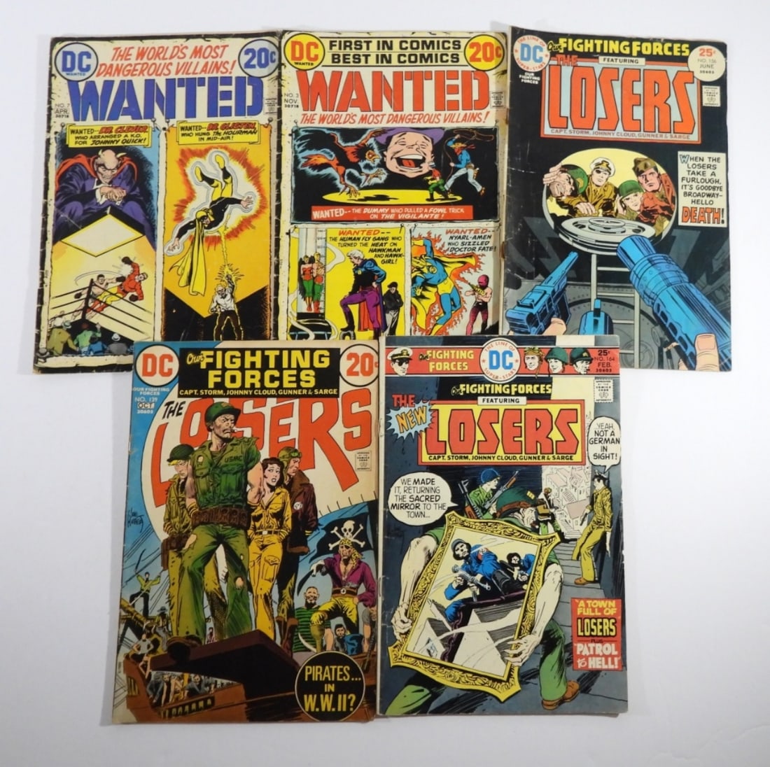 (5) DC COMICS 20c to 25c ISSUES (1 of 5)