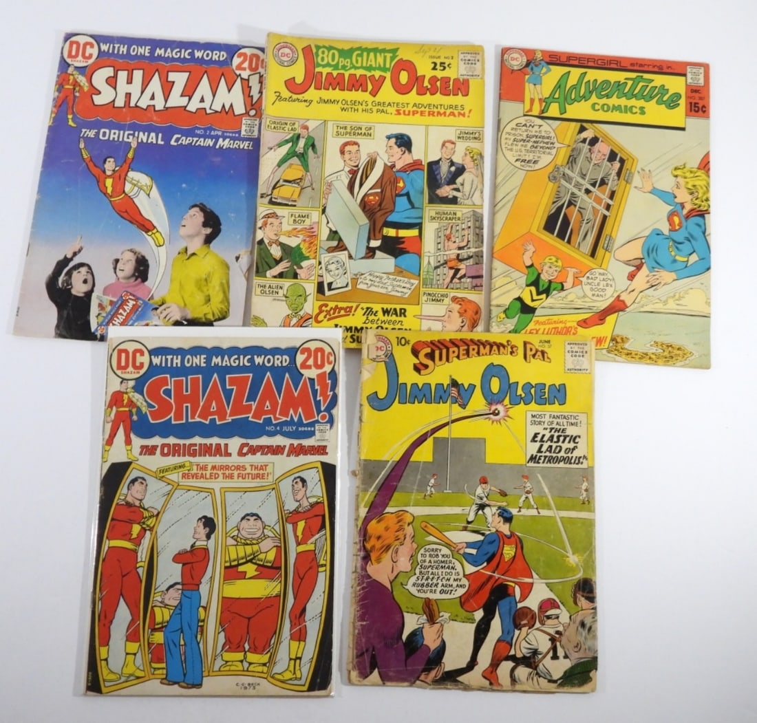 JIMMY OLSEN, SHAZAM, ADVENTURE COMICS (1 of 5)
