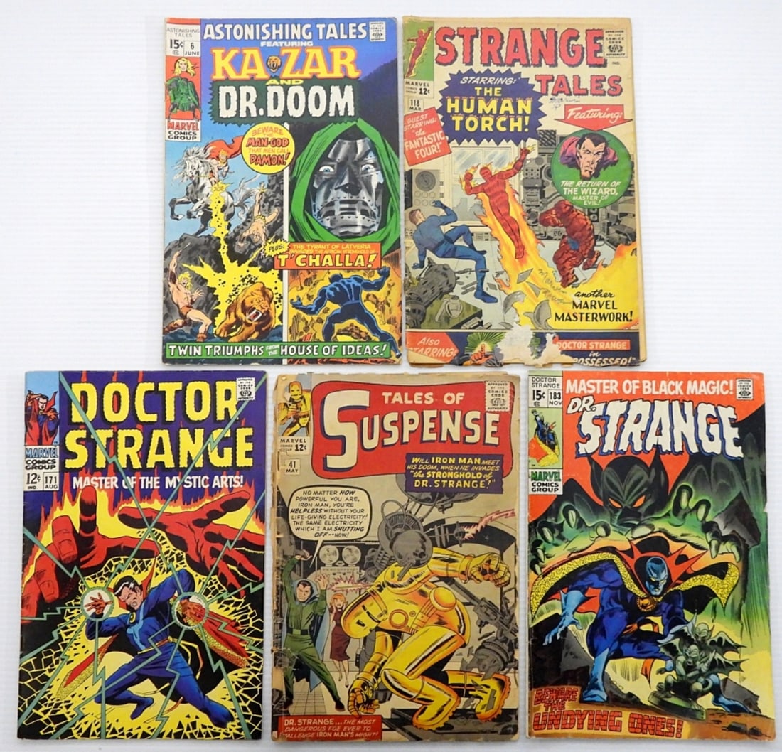 (5) MARVEL STRANGE THEMED COMICS (1 of 2)