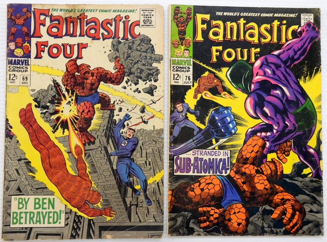 SILVER AGE MARVEL FANTASTIC FOUR COMICS (1 of 3)