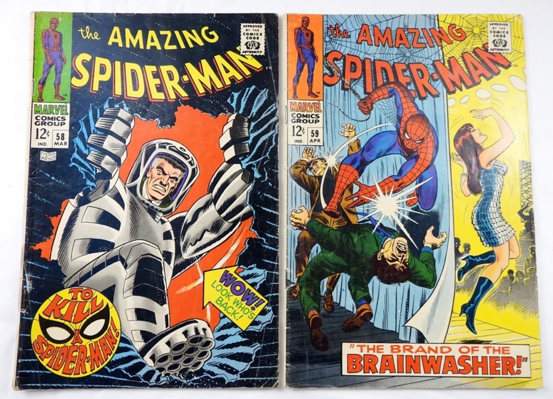 (2) SILVER AGE THE AMAZING SPIDER-MAN (1 of 3)