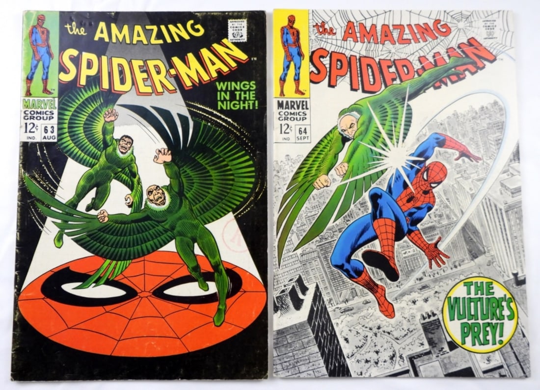 (2) SILVER AGE THE AMAZING SPIDER-MAN (1 of 3)