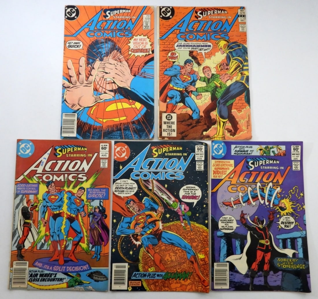 (5) SUPERMAN STARRING IN ACTION COMICS (1 of 2)