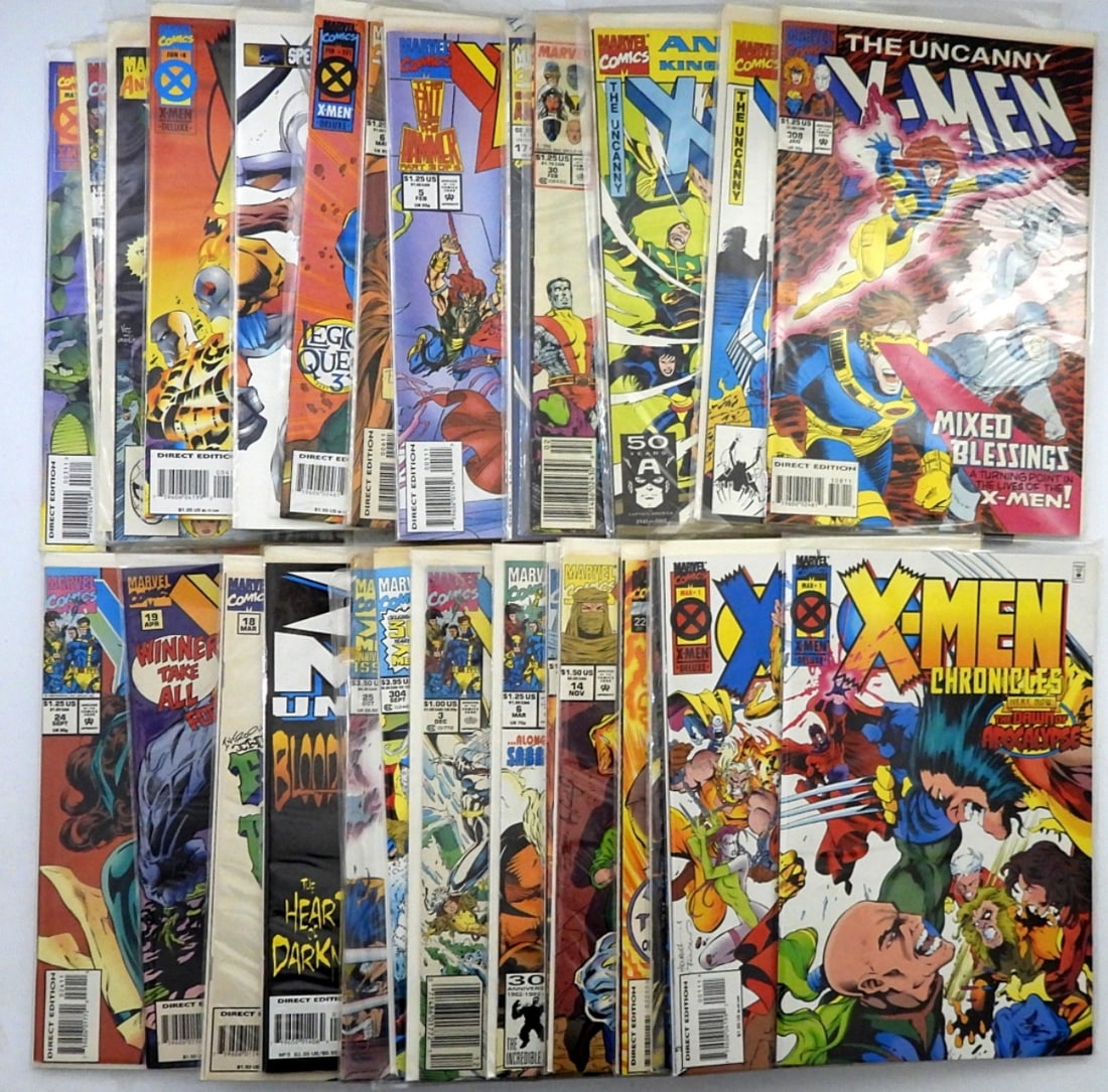 (29) X-MEN COMIC BOOK LOT - GREAT MIX! (1 of 3)