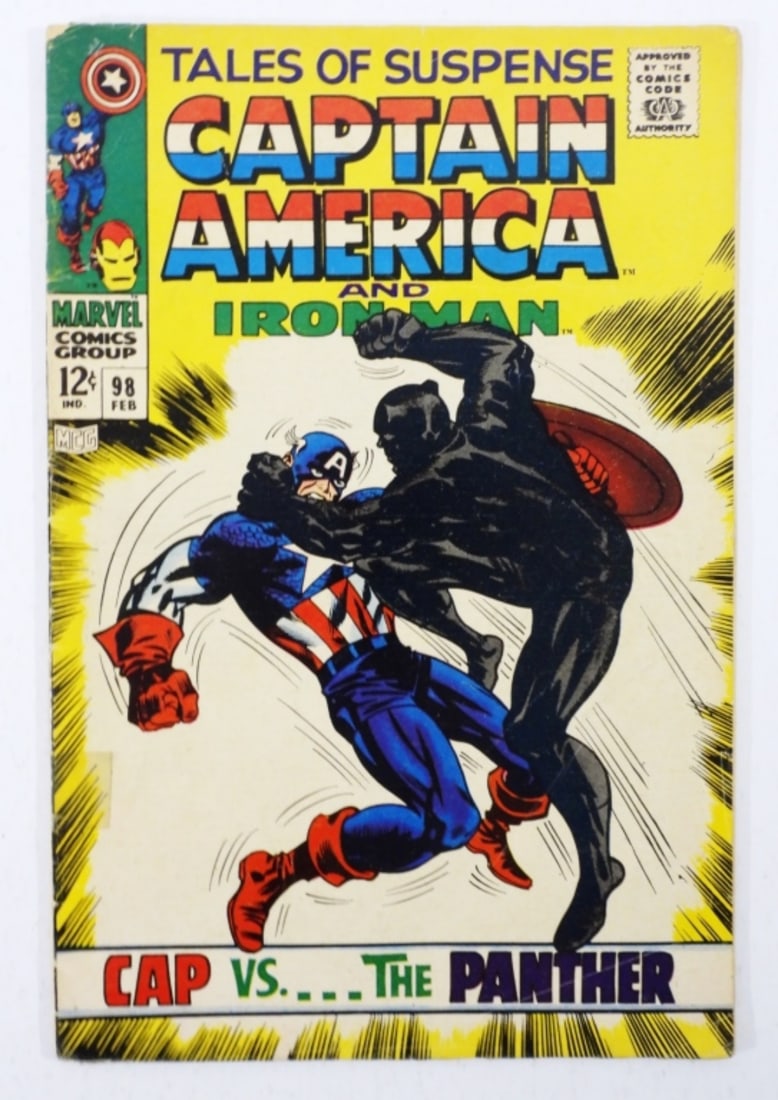 1968 MARVEL 12C #98 CAP. AMERICA AND IRON MAN (1 of 4)