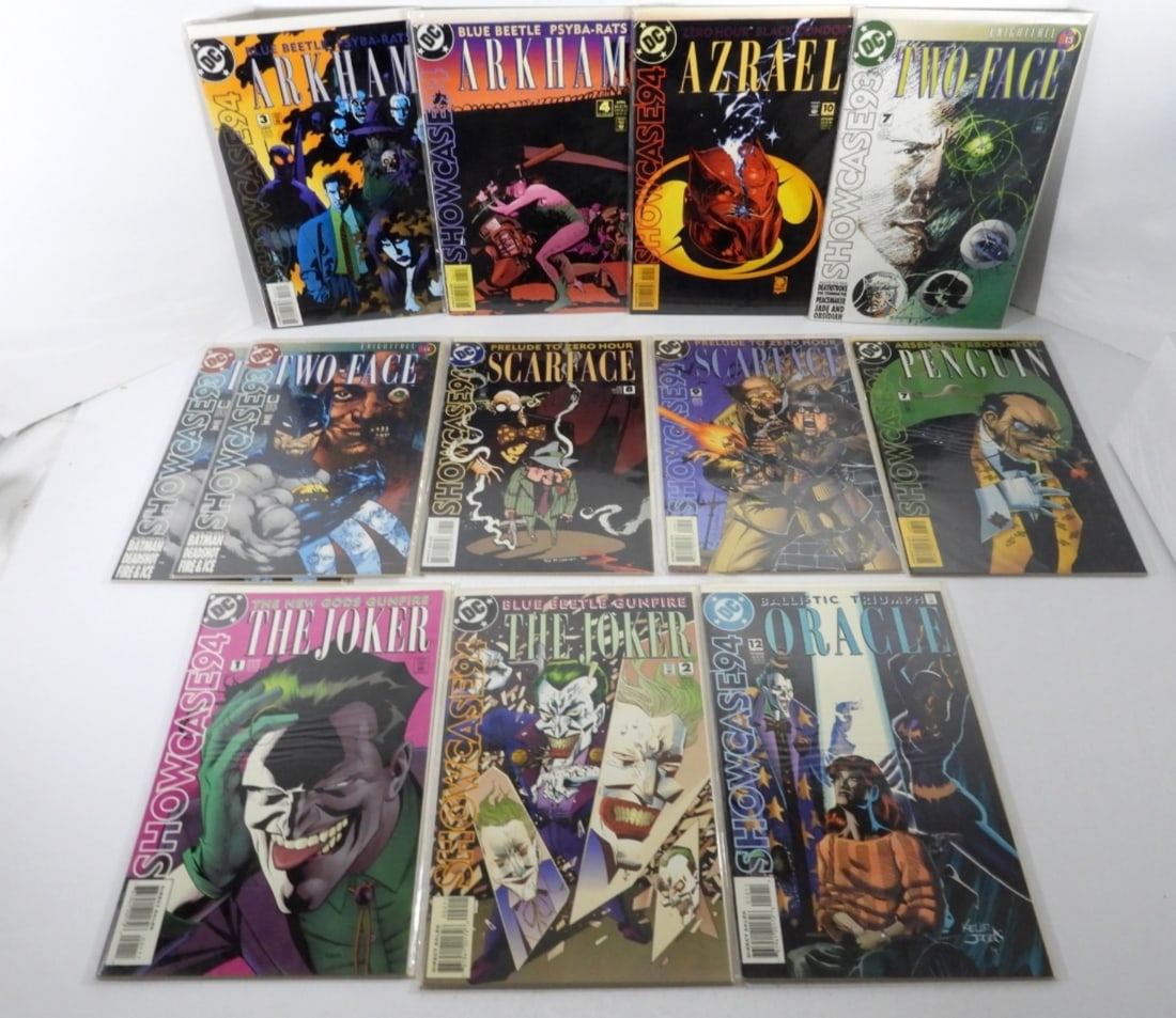 (13) DC BATMAN VILLAIN LOT SHOWCASE (1 of 4)