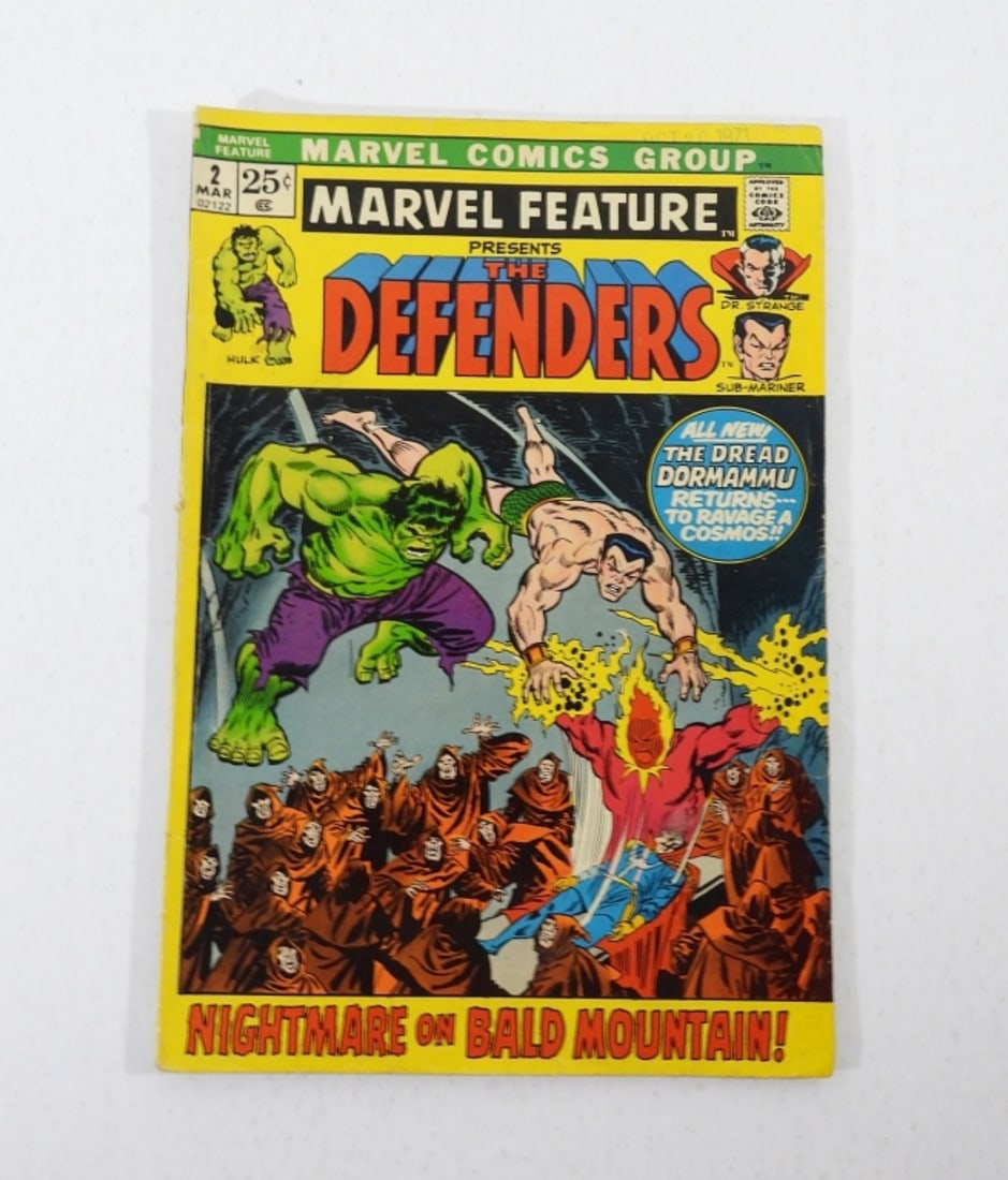MARVEL THE DEFENDERS #2 1971 VG: MARVEL THE DEFENDERS #2 1971 (VG) NIGHTMARE ON BALD MOUNTAIN. THE DREAD DORMAMMU RETURNS.