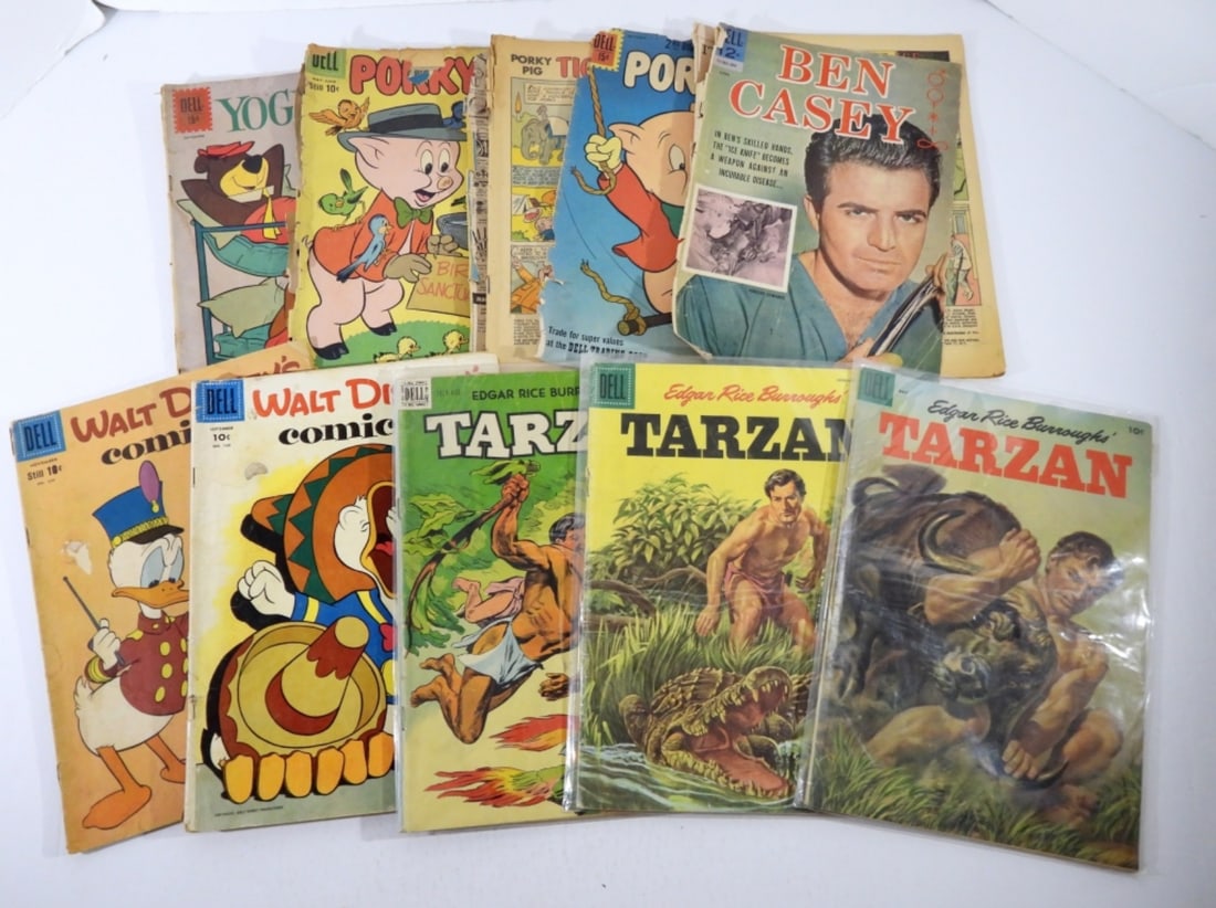 (10) DELL EARLY DATE COMIC LOT (1 of 8)