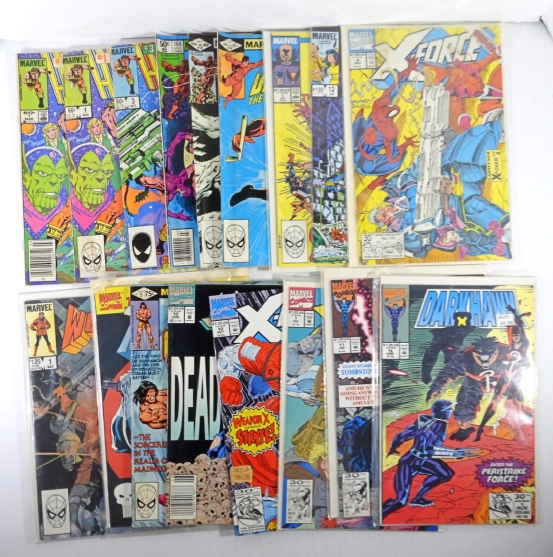 17 CT MARVEL COMICS WITH #1 ISSUES (1 of 3)