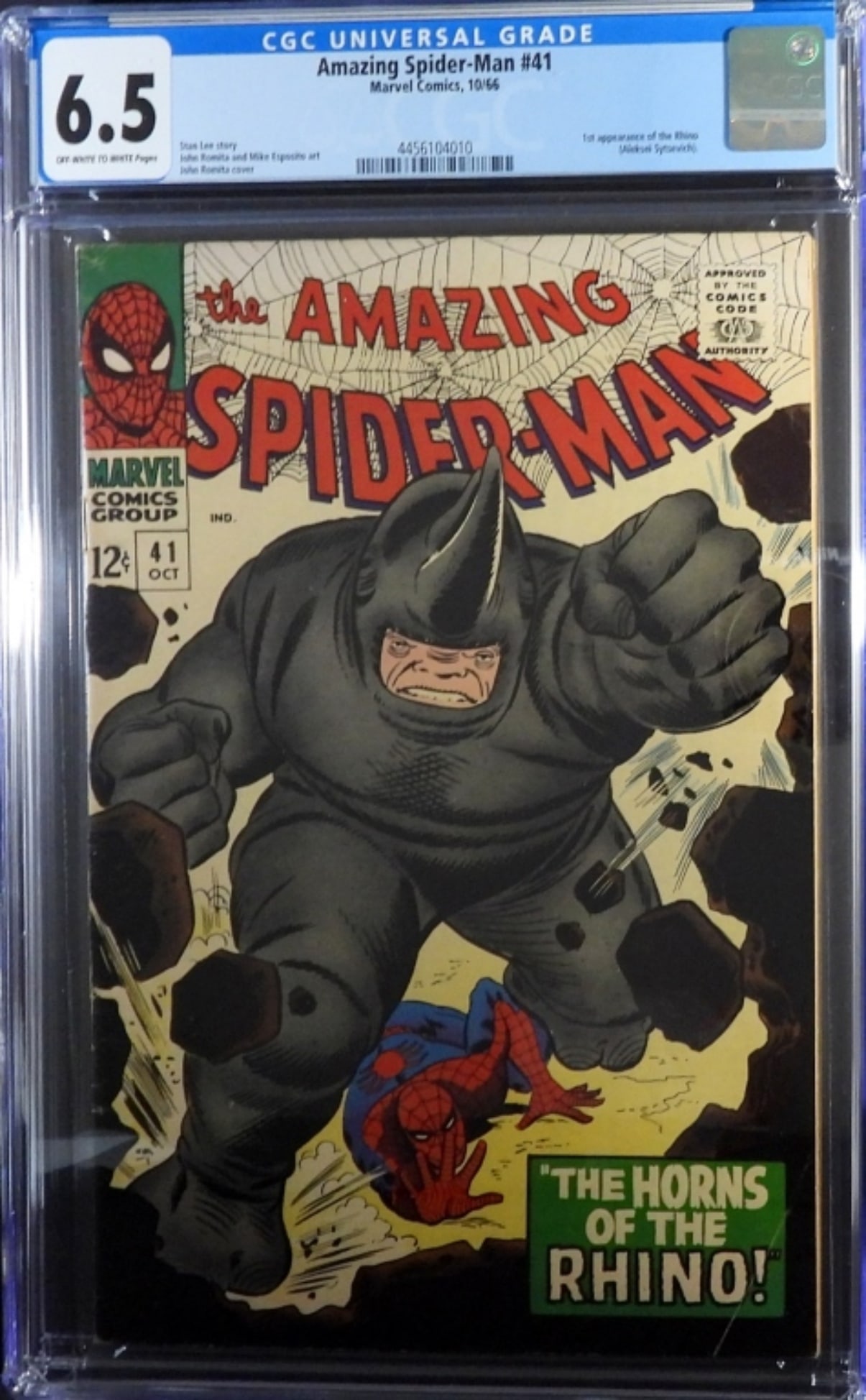 AMAZING SPIDER-MAN #41 MARVEL CGC 6.5 (1 of 3)