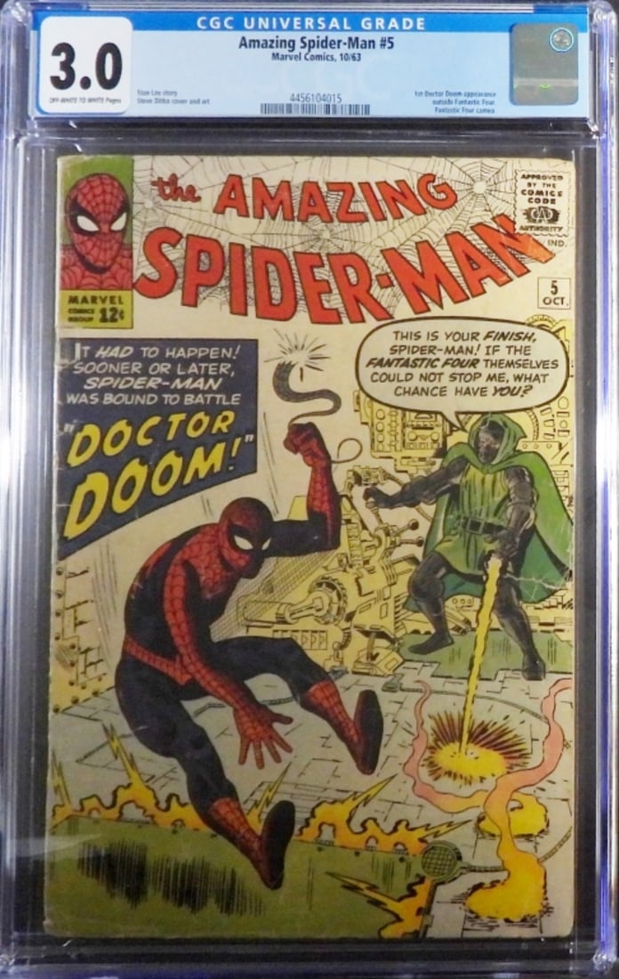 AMAZING SPIDER-MAN #5 MARVEL CGC 3.0 (1 of 3)