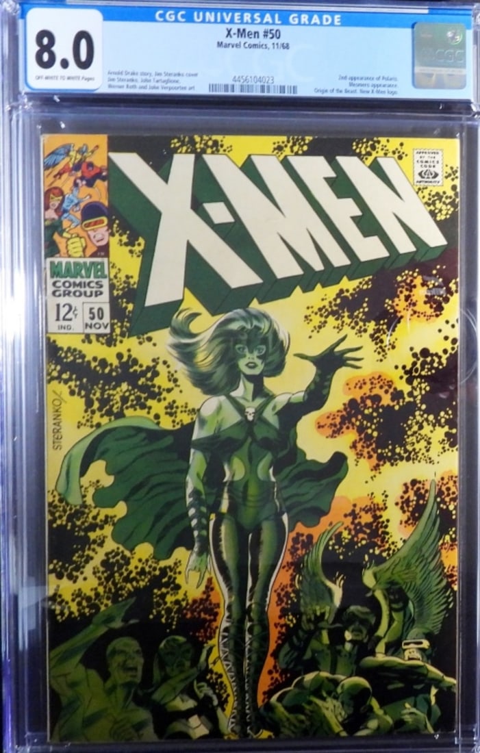 X-MEN #50 MARVEL CGC 8.0 - HIGH GRADE (1 of 3)