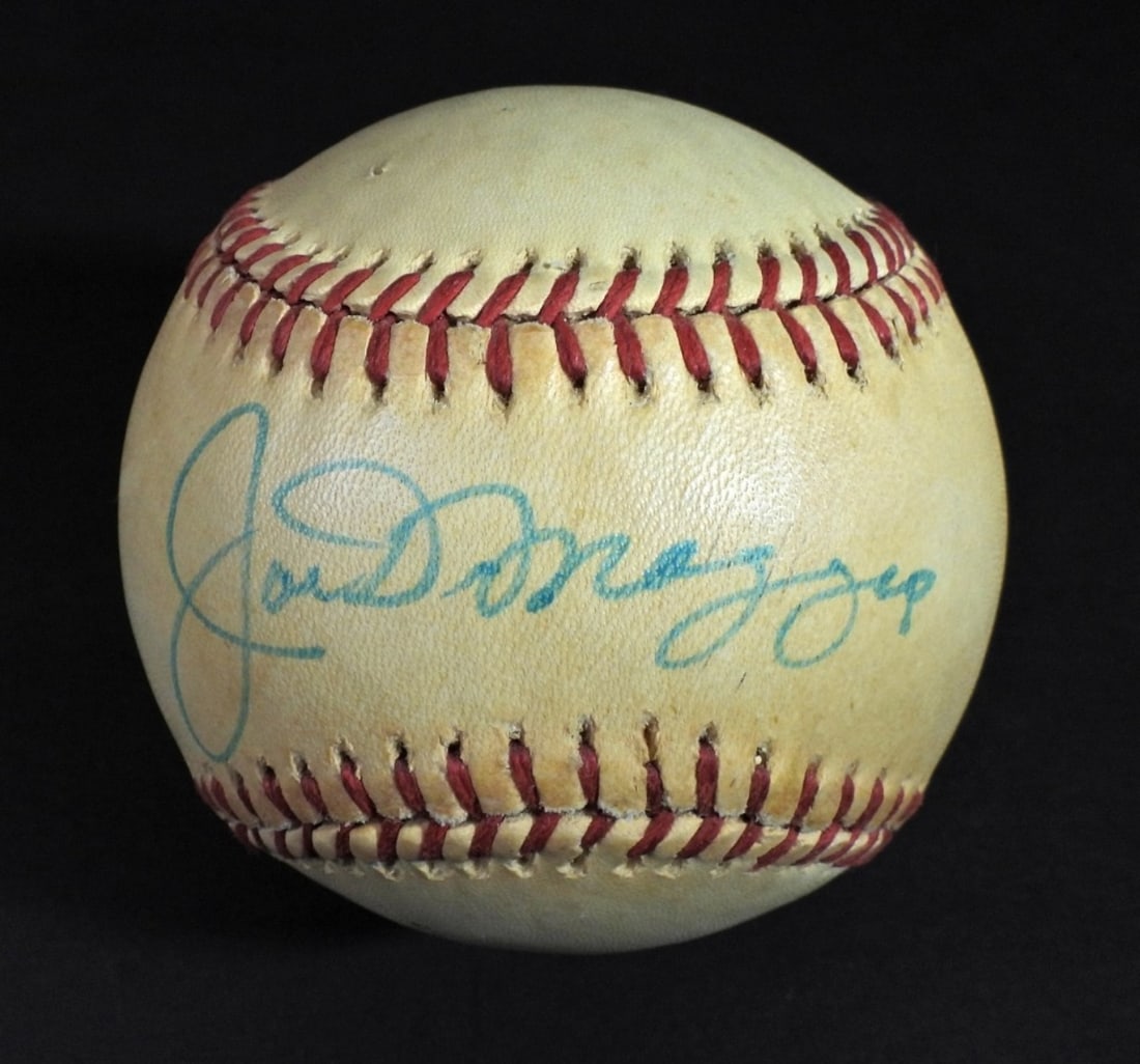 JOE DIMAGGIO AUTO BASEBALL (1 of 2)