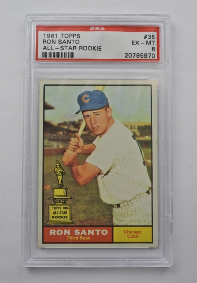 PSA 1961 RON SANTO EX-MT 6 (1 of 3)