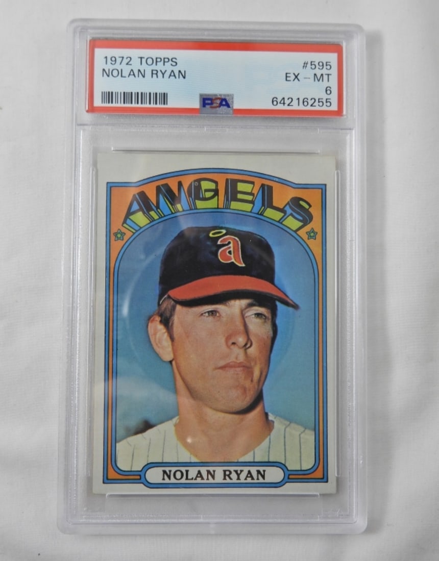 NOLAN RYAN PSA TOPPS 1972 EX-MT 6 (1 of 3)