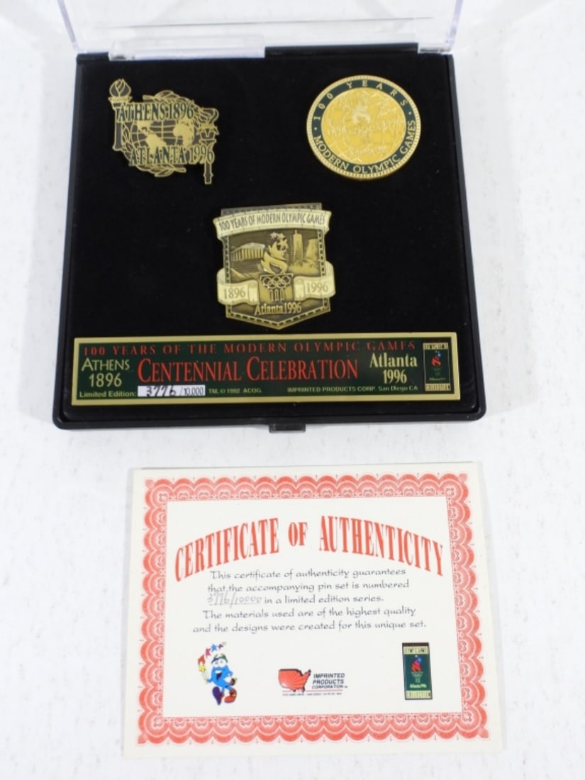 4 BOX SETS 1996 OLYMPIC PIN SET (1 of 4)