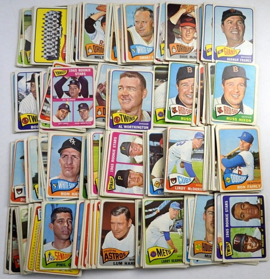 (110) 1965 TOPPS BASEBALL CARDS (1 of 6)