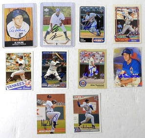 AL KALINE CARD PLUS OTHERS SIGNED