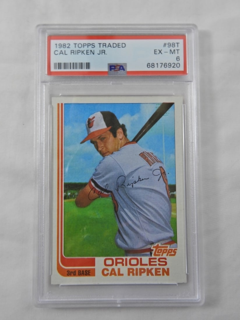 PSA TOPPS '82 CAL RIPKEN JR EX-MT 6 (1 of 3)