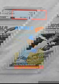 PSA TOPPS '77 GEORGE BRETT NM 7