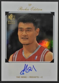 YAO MING AUTOGRAPH ROOKIE CARD