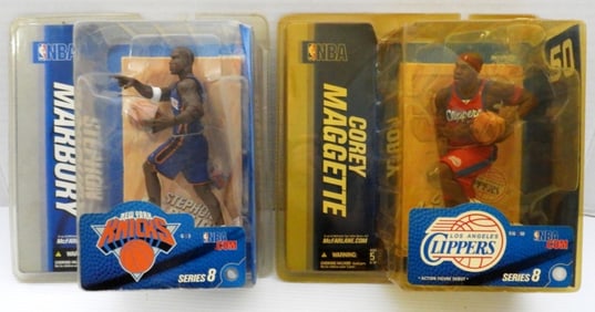 (2) MCFARLANE NBA FIGURINES