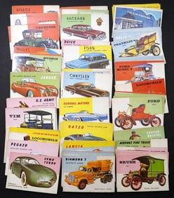 (82) 1954 TOPPS WORLD on WHEELS