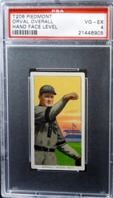 T206 PIEDMONT ORVAL OVERALL PSA 4