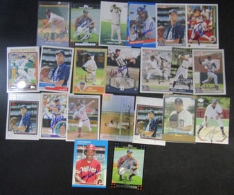 (22) AL KALINE SIGNED CARD & OTHERS