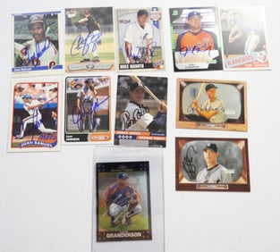 AL KALINE SIGNED CARDS & OTHERS