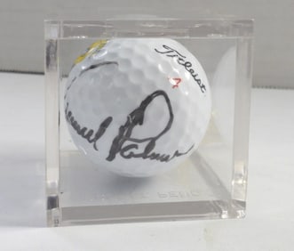ARNOLD PALMER SIGNED GOLF BALL