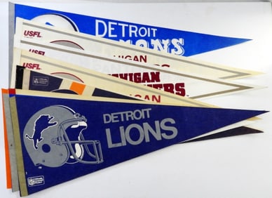 (10) ASSORTED FOOTBALL PEADANTS