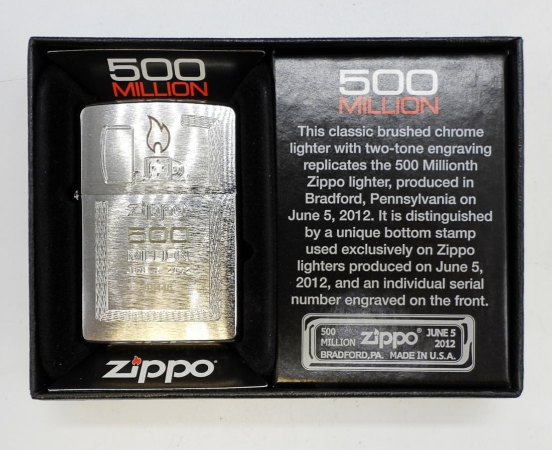 2012 SEALED ZIPPO 500 MILLION LIGHTER (1 of 5)