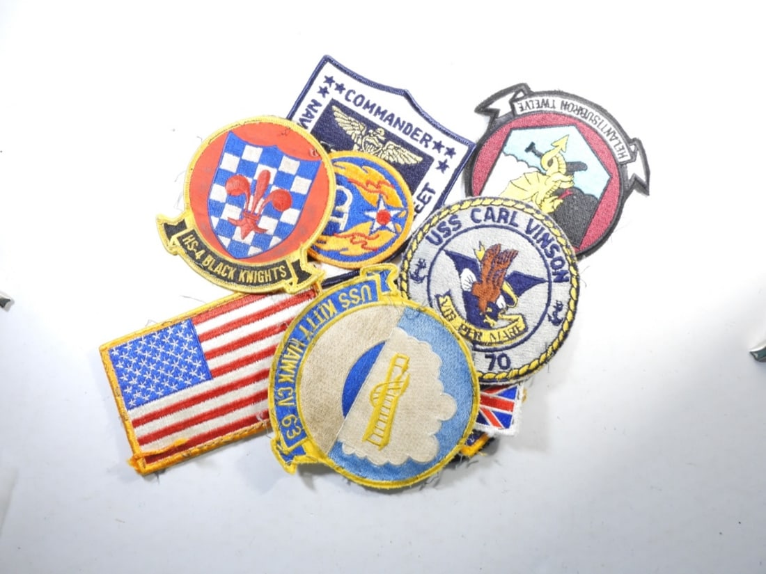 (10) FLEET / SQUADRON PATCH LOT: ALL DIFFERENT
