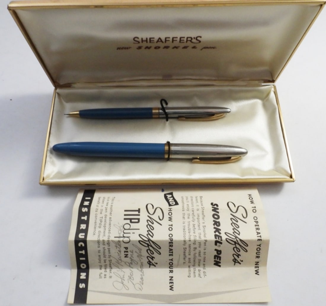 SHEAFFER'S NEW SNORKEL PEN IN BOX (1 of 2)