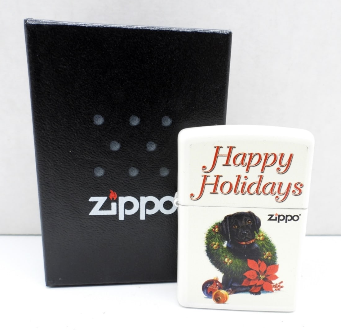 2012 SEALED HAPPY HOLIDAYS ZIPPO LIGHTER (1 of 3)