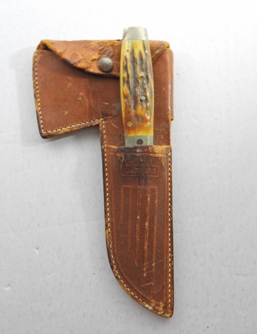 CASE KNIFE HATCHET COMBO VINTAGE (1 of 3)
