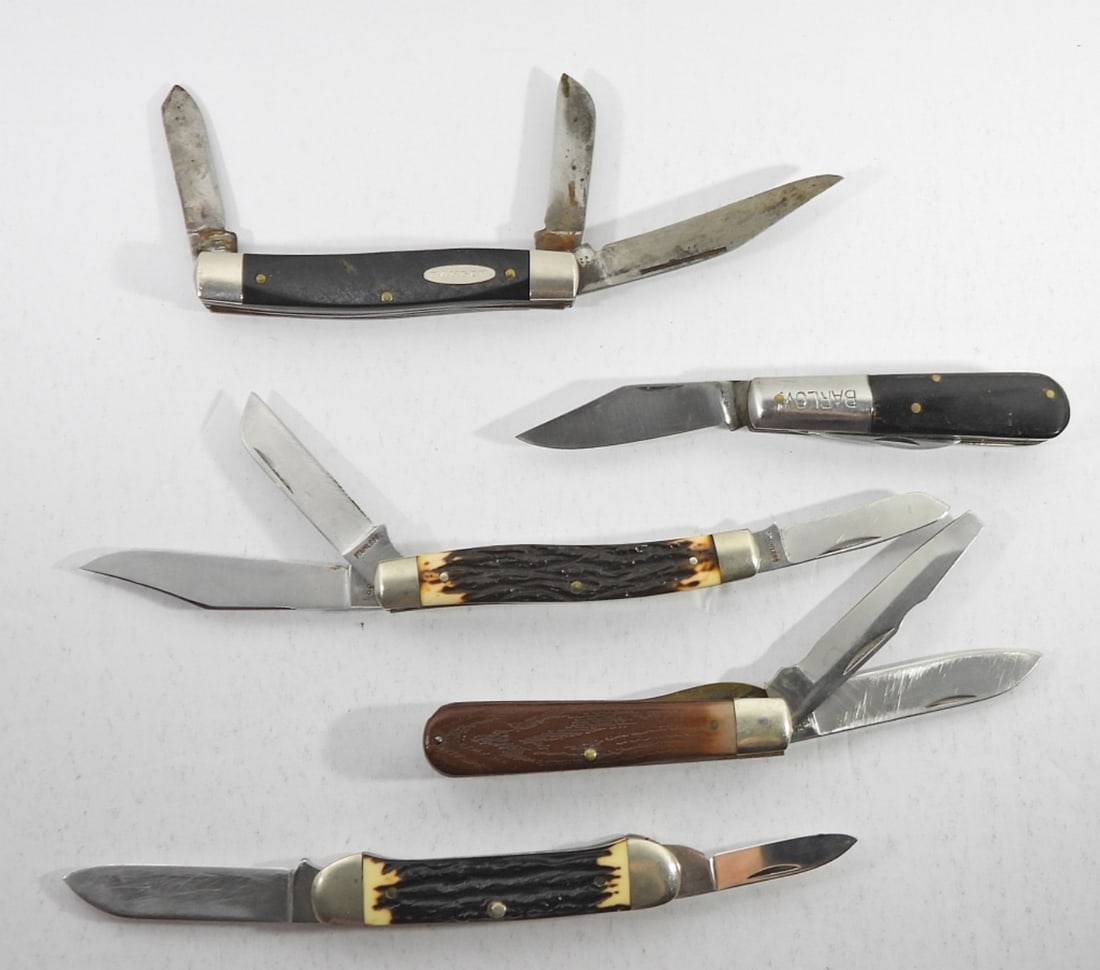 5 LARGE POCKET KNIVES (1 of 2)